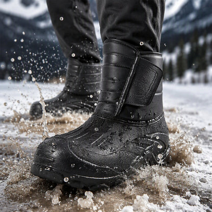 🌨️ Waterproof Winter Boots with Fleece Lining — All-Weather Mud-Resistant and Non-Slip ❄️