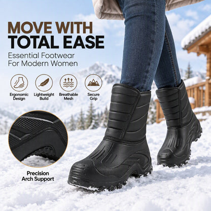 🌨️ Waterproof Winter Boots with Fleece Lining — All-Weather Mud-Resistant and Non-Slip ❄️