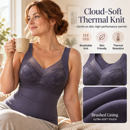 💞Women's Slim Fit Thermal Camisole with Built-In Bra