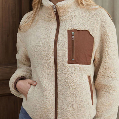 ☃️Women's Winter Sherpa Plush Full-Zip Jacket