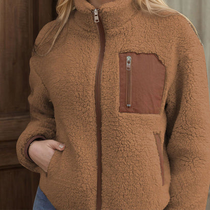 ☃️Women's Winter Sherpa Plush Full-Zip Jacket