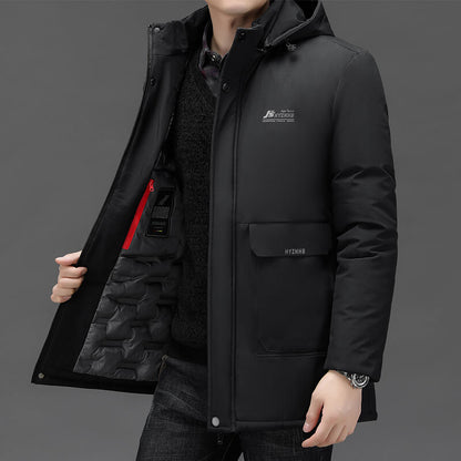 🌬️Detachable inner liner hooded cotton jacket