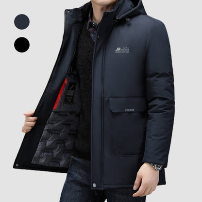 🌬️Detachable inner liner hooded cotton jacket