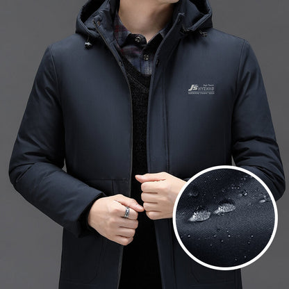 🌬️Detachable inner liner hooded cotton jacket