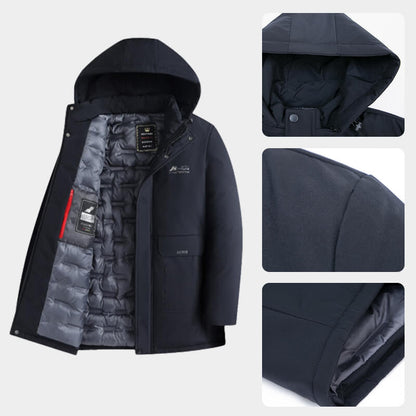 🌬️Detachable inner liner hooded cotton jacket