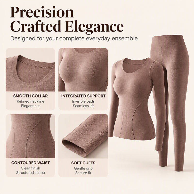 🏆⏰LAST DAY SALE 50% OFF👍✨Women's Seamless Self-Heating Thermal Underwear Set