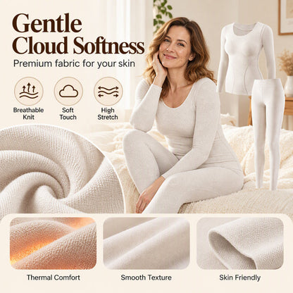 🏆⏰LAST DAY SALE 50% OFF👍✨Women's Seamless Self-Heating Thermal Underwear Set
