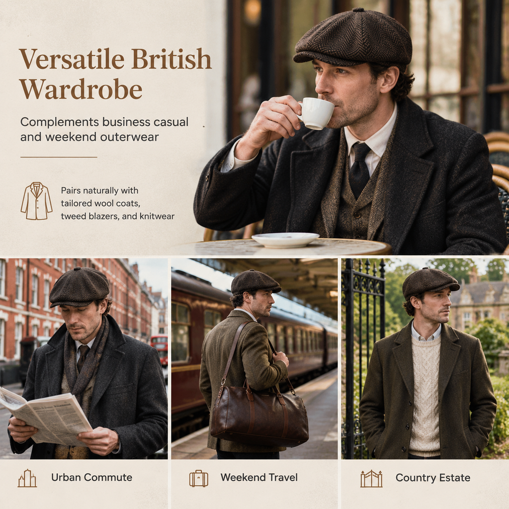 🎩Vintage British-Style Unisex Newsboy Cap