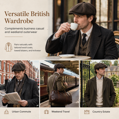 🎩Vintage British-Style Unisex Newsboy Cap