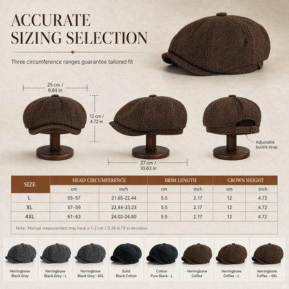 🎩Vintage British-Style Unisex Newsboy Cap