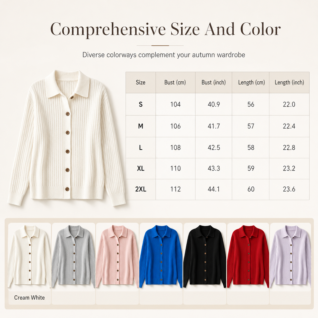 🌸Women's Casual Loose Fit Knit Cardigan