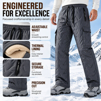 ❄️Men's Winter Plush-Lined Cargo Pants