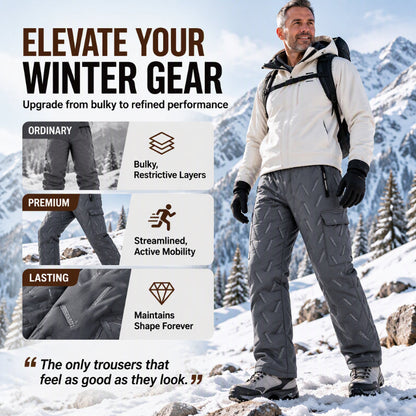 ❄️Men's Winter Plush-Lined Cargo Pants