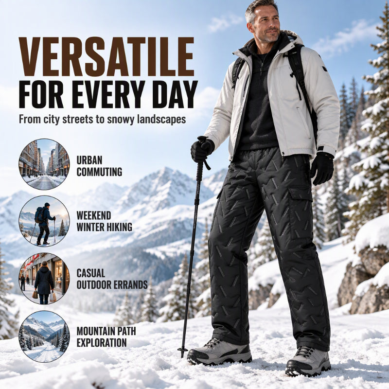 ❄️Men's Winter Plush-Lined Cargo Pants