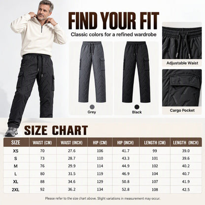 ❄️Men's Winter Plush-Lined Cargo Pants