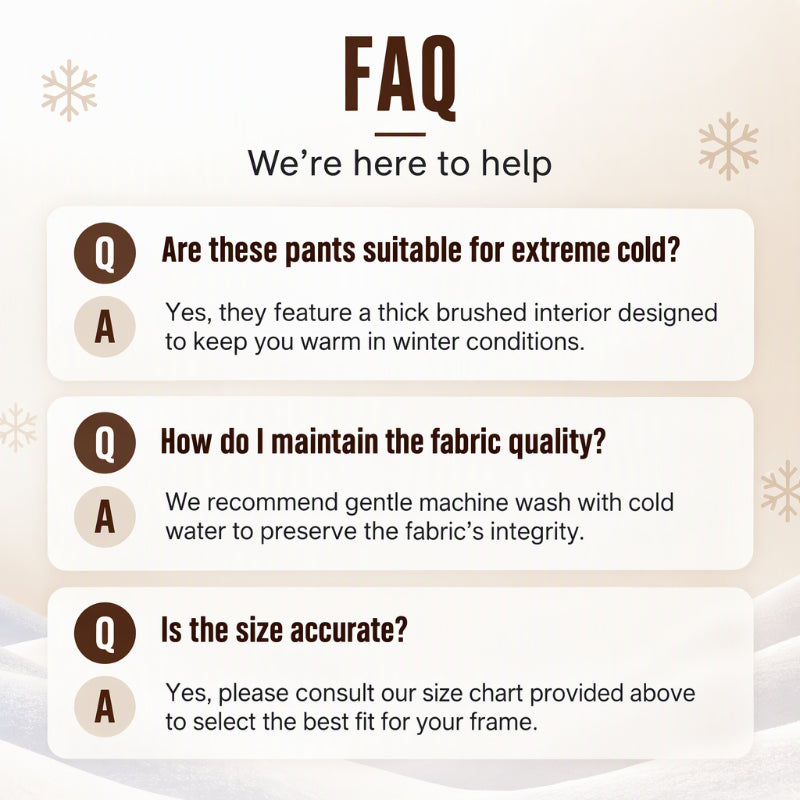 ❄️Men's Winter Plush-Lined Cargo Pants