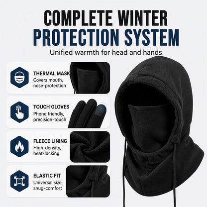 🔥Balaclava Hood with Touchscreen Gloves & Socks Set