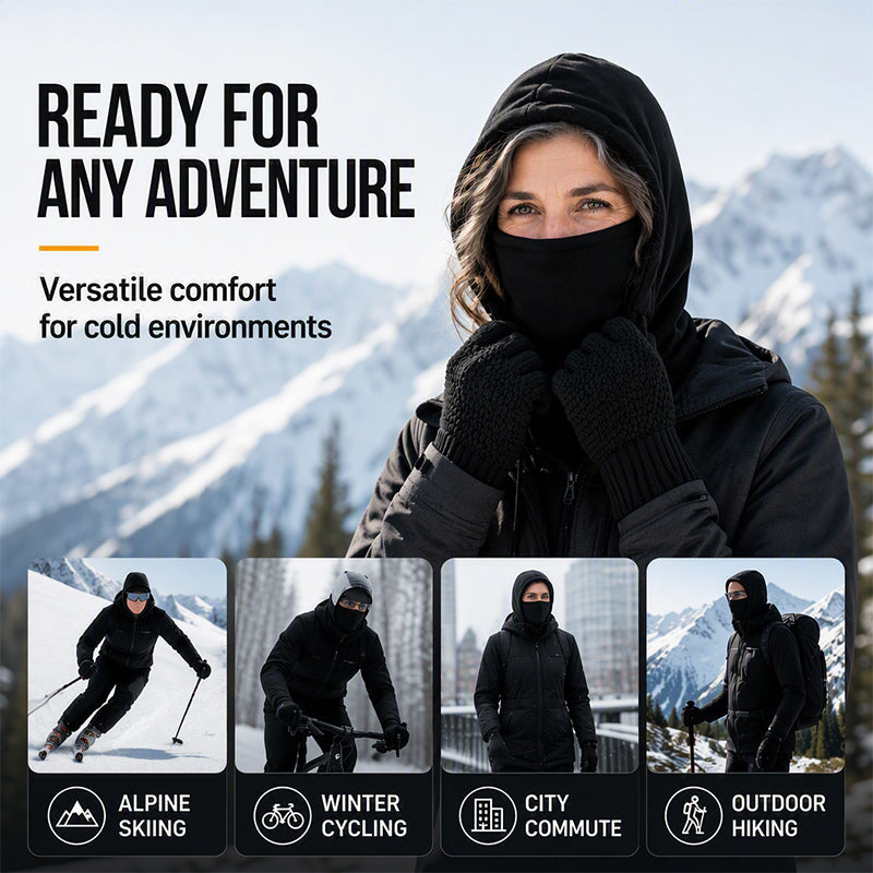 🔥Balaclava Hood with Touchscreen Gloves & Socks Set