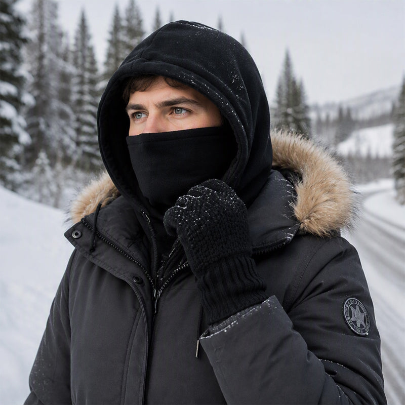 🔥Balaclava Hood with Touchscreen Gloves & Socks Set