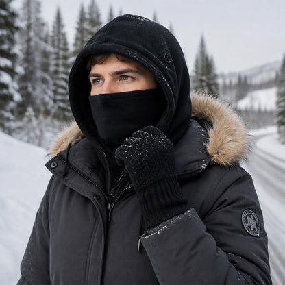 🔥Balaclava Hood with Touchscreen Gloves & Socks Set