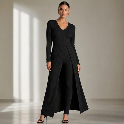 🤎Women’s Casual Soft Ribbed Knit Two-Piece Set