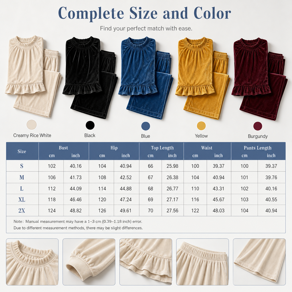 🍂Women's Casual Two Piece Set Long Sleeve Top and Wide Leg Pants Autumn Winter Commuting Outfit