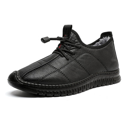 👟 Toasty Plush Comfort, Steady Secure Stride | Men's Plush-Lined Non-Slip Walking Shoes