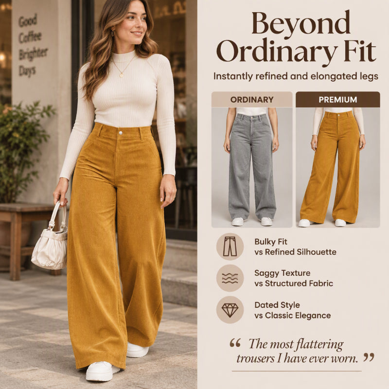 🍂Women's Casual Corduroy Wide-Leg Pants