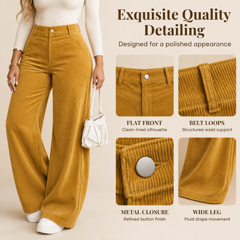 🍂Women's Casual Corduroy Wide-Leg Pants