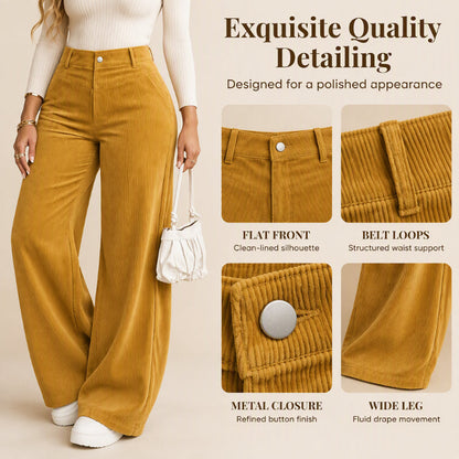🍂Women's Casual Corduroy Wide-Leg Pants