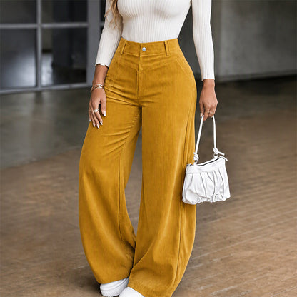 🍂Women's Casual Corduroy Wide-Leg Pants