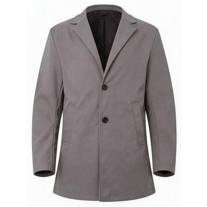 🔥New Fall/Winter Collection 50% Off—🧥🌤️Men's Classic Single-Breasted Trench Coat