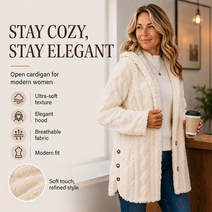 ✨Diamond-patterned women's warm hooded outerwear