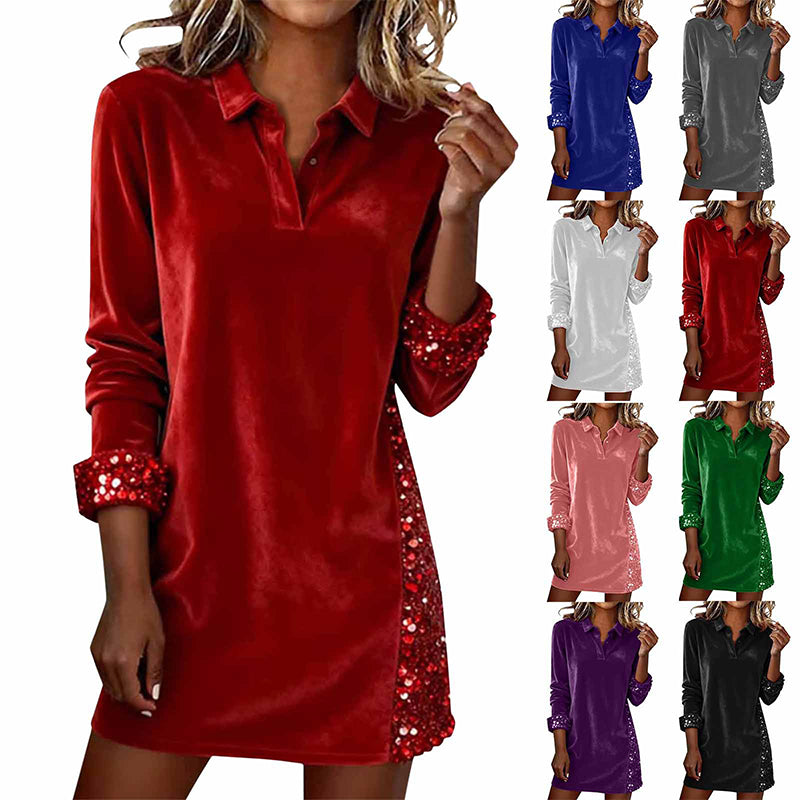 ✨Women’s Stylish Sequin Embellished Dress