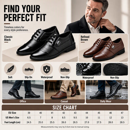 👞 Men's Business Leather Dress Shoes