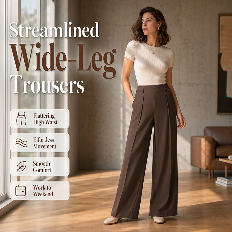 ✨Women's High-Waisted Wide-Leg Pants