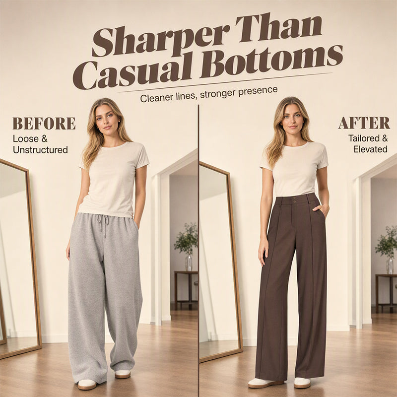 ✨Women's High-Waisted Wide-Leg Pants