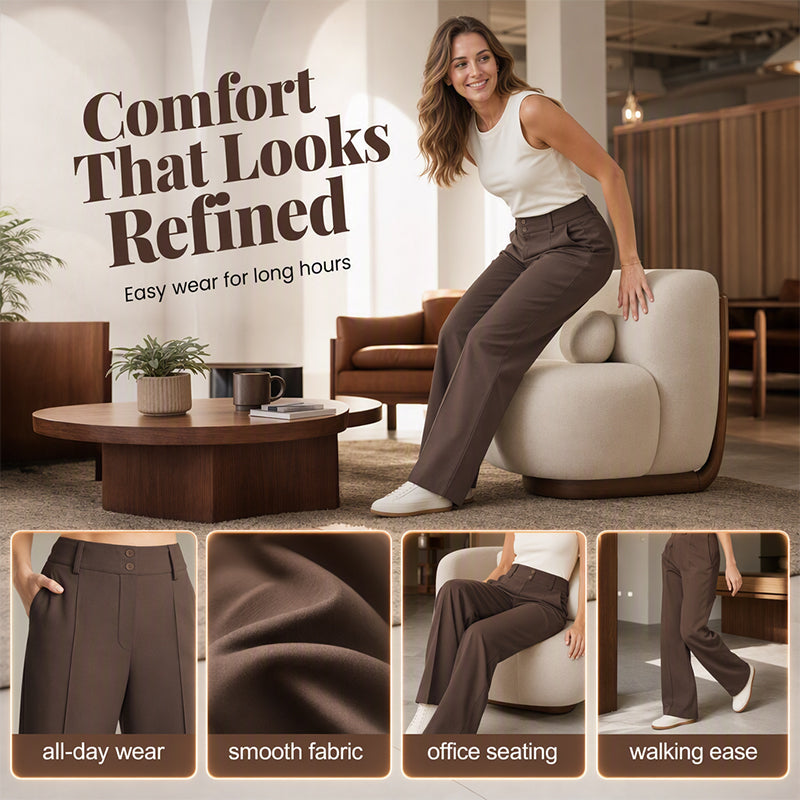 ✨Women's High-Waisted Wide-Leg Pants