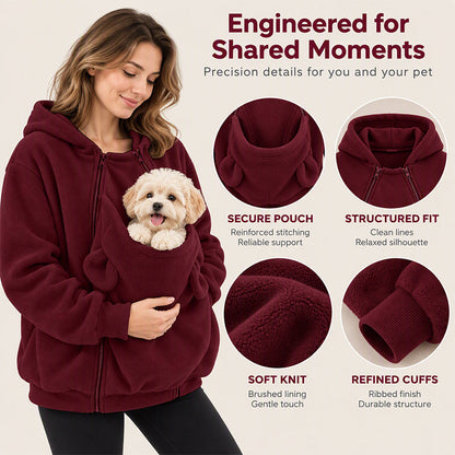 Kangaroo Pouch Pet Carrier Hoodie