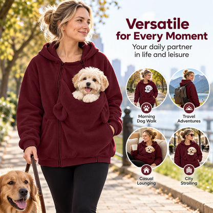 Kangaroo Pouch Pet Carrier Hoodie