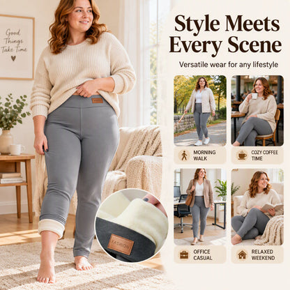 🔥Women's High-Waisted Plush-Lined Thermal Leggings