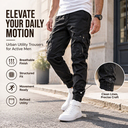🔥Men's Casual Warm Slim Fit Cargo Pants