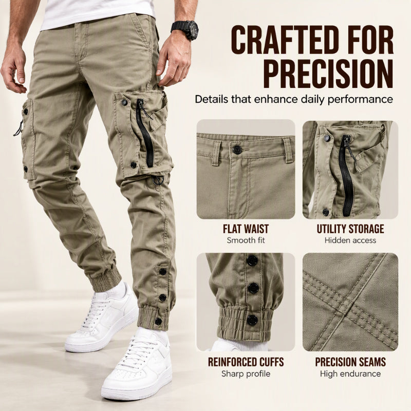 🔥Men's Casual Warm Slim Fit Cargo Pants