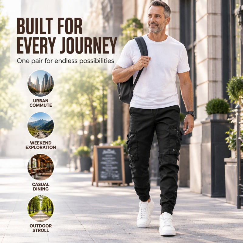 🔥Men's Casual Warm Slim Fit Cargo Pants