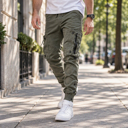 🔥Men's Casual Warm Slim Fit Cargo Pants