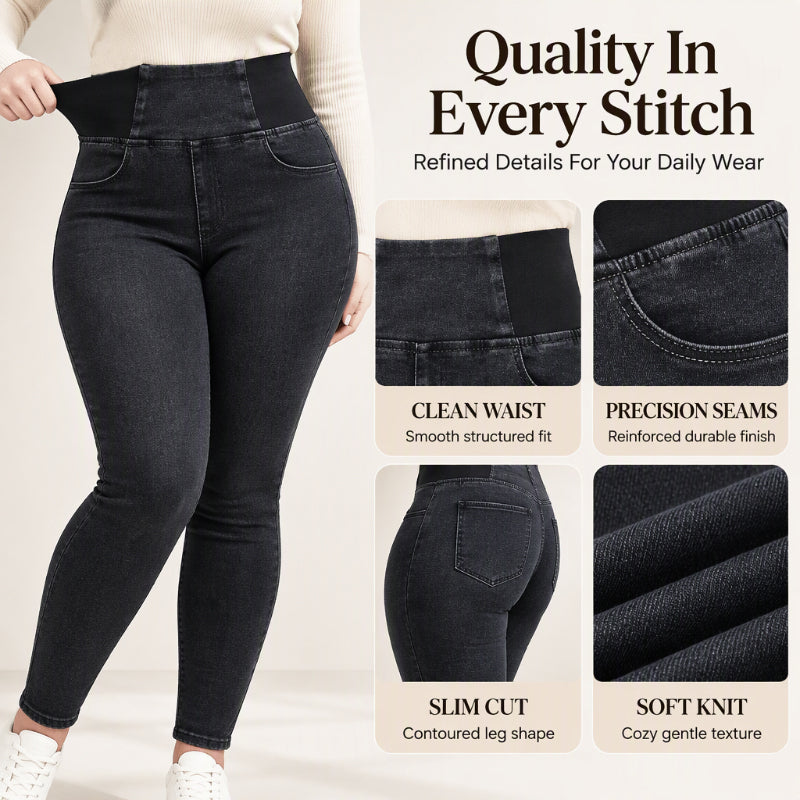 🔥Women's Elastic High-Waisted Skinny Jeans