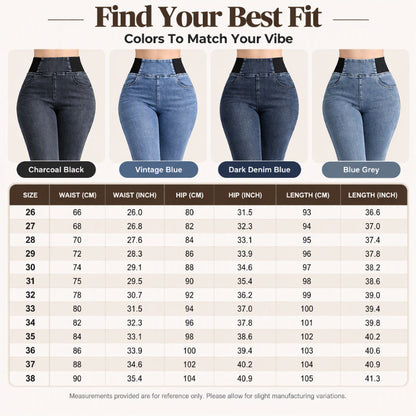 🔥Women's Elastic High-Waisted Skinny Jeans