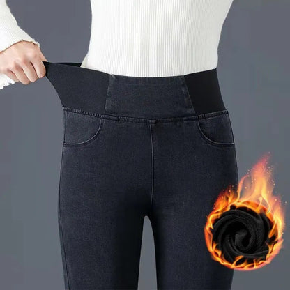 🔥Women's Elastic High-Waisted Skinny Jeans